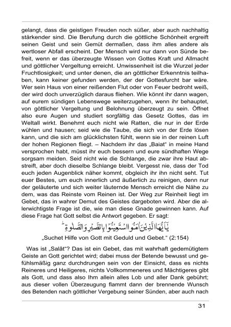 Unsere Lehre Hadhrat Mirza Ghulam Ahmad(as) - Ahmadiyya ...