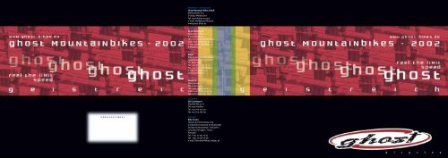 Katalog 2002 - Ghost Bikes