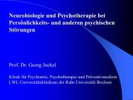 Vortrag Juckel - LWL - Universitätsklinik Bochum