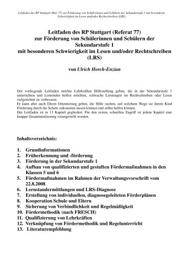 rps-ref77-Leitfaden-LRS- Endfassung.pdf - Die Regierungspräsidien ...