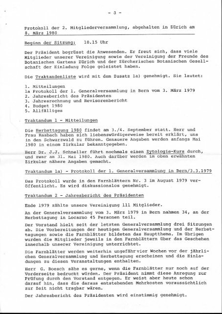 Farnblätter 5 Aug 1980 - Schweizerische Vereinigung der Farnfreunde