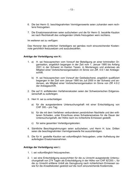 Entscheid vom 8. Juli 2009 Strafkammer - Bundesstrafgericht