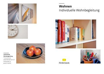 Flyer Individuelle Wohnbegleitung