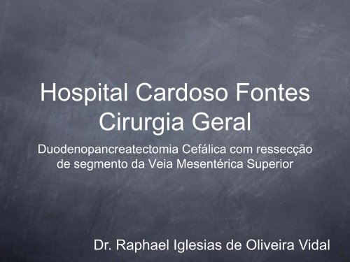 Hospital Cardoso Fontes Cirurgia Geral