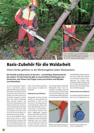 Basis-Zubehör für die Waldarbeit - Kwf