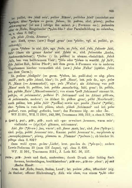 Indogermanisches etymologisches Wörterbuch