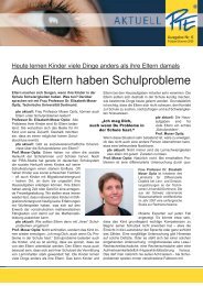 Auch Eltern haben Schulprobleme - Lerntherapie