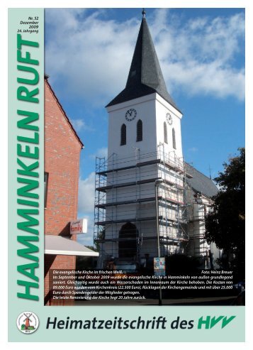 Hamminkeln Ruft, Ausgabe Nr. 52 - Dezember ... - HVV Hamminkeln