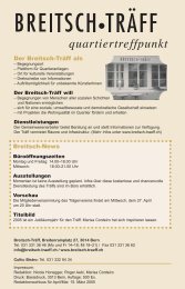 Der Breitsch-Träff als Breitsch-News