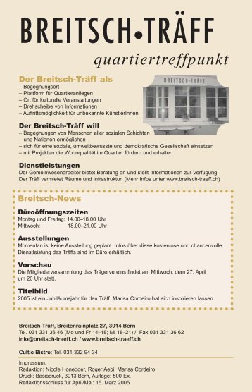 Der Breitsch-Träff als Breitsch-News