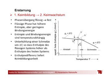 Erstarren - Werkstoffwissenschaften