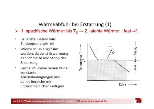 Erstarren - Werkstoffwissenschaften