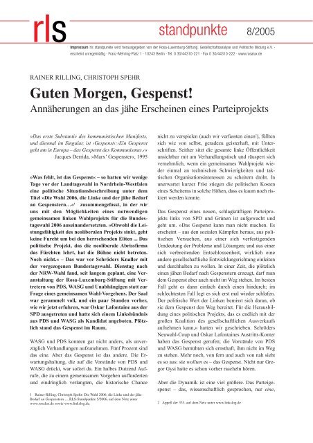 Guten Morgen, Gespenst! - Rainer Rilling