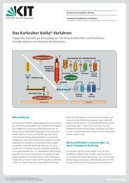 Das Karlsruher bioliq®-Verfahren