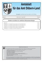 Amtsblatt Nr. 17/2007 - Amt Döbern-Land