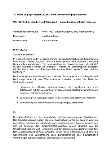Protokoll Werkstatt 3.pdf - Leipziger Westen
