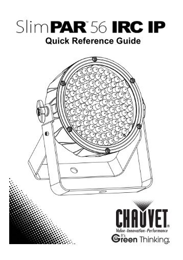 SlimPAR 56 IRC IP Quick Reference Guide, Rev. 1 ... - Parts Express