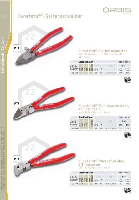 Qualitätszangen - OrbisWill GmbH & Co. KG