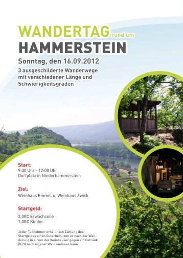 WANDERTAGrund um HAMMERSTEIN