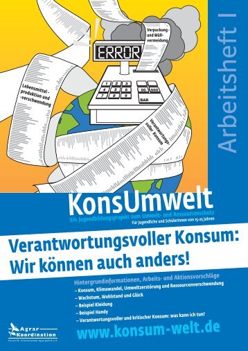 Arbeitsheft I - Konsum Welt