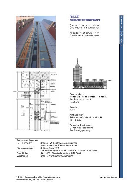 Portfolio Risse Fassadenplanung - Risse-ing.de