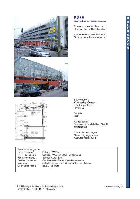 Portfolio Risse Fassadenplanung - Risse-ing.de