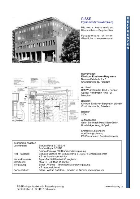 Portfolio Risse Fassadenplanung - Risse-ing.de