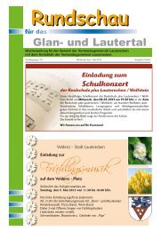 Amtsblatt KW 18 - Verbandsgemeinde Lauterecken