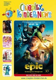 Cineplex Kindernews - Cineplex - KinderClub