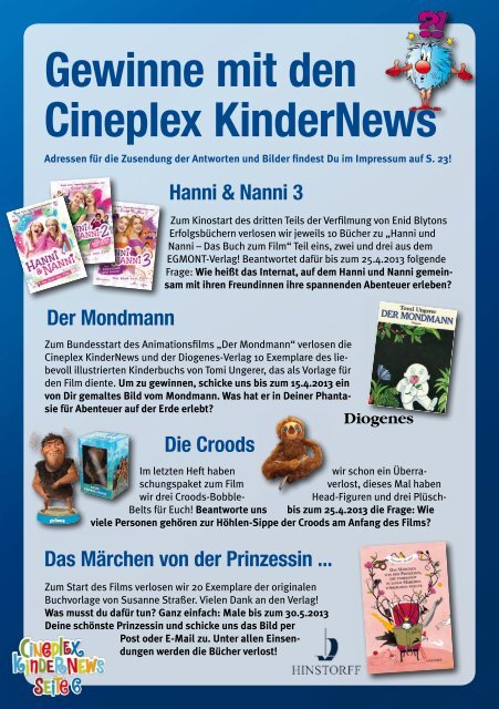 Cineplex Kindernews - Cineplex - KinderClub