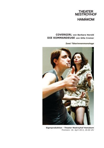 Online Pressemappe_Covergirl und Kommandeuse - Theater ...