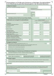 Erhebungsbogen Niederschlagswasser - Gemeinde Aldenhoven