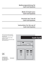 système Cash-Card - Schulthess