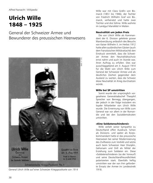 Generalstreik 1918 in Grenchen. Illustrierte Beschreibung der ...