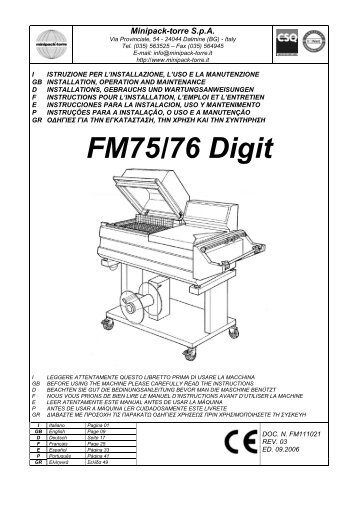 FM75/76 Digit - Doug Care Equipment