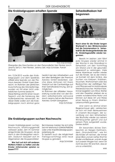 Gemeindebote Nr. 125 Mai 2012 ohne Werbung.pdf - Evangelisch ...