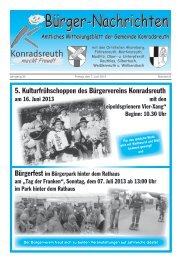 Mitteilungsblatt Juni 2013 - Konradsreuth