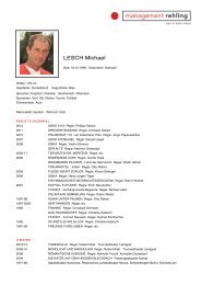 LESCH Michael - Management Rehling