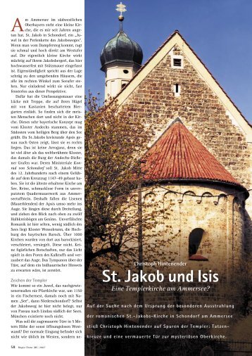 St. Jakob und Isis - Hagia Chora Journal