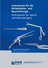 Instrumente für die Wirbelsäulen- und Neurochirurgie Instruments ...