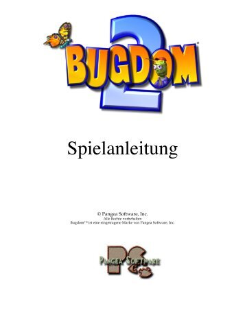 Bugdom 2 Anleitung (German)2 - Pangea Software