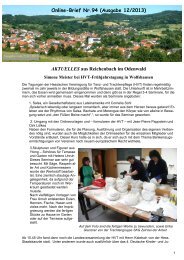 Online-Brief 94 - Verschönerungsverein Reichenbach