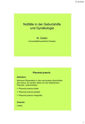 Notfälle in der Gynäkologie und Geburtshilfe.pdf - SGAM
