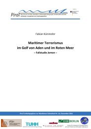 Maritimer Terrorismus im Golf von Aden und im Roten Meer ... - PiraT