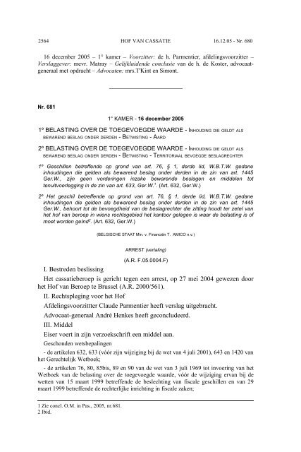 AC 12 2005 (PDF, 1.18 MB) - Federale Overheidsdienst Justitie