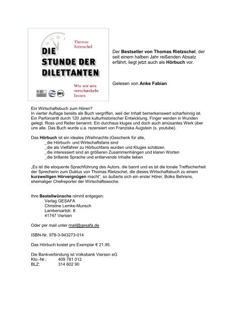Die Stunde der Dilettanten - Der Bestseller als Hoerbuch.pdf
