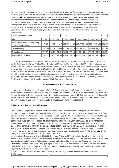 brak-mitteilungen 2005, 13 - Hanseatische Rechtsanwaltskammer ...