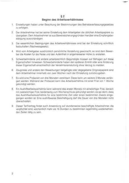 Rahmentarifvertrag für das Betonsteingewerbe vom 02.05.06