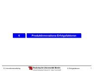 Produktinnovations-Erfolgsfaktoren