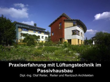 Praxiserfahrung mit Lüftungstechnik im Passivhausbau - HEA